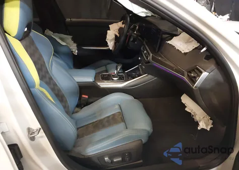 2024 BMW M3 Competition xDrive z USA, uszkodzony, nr VIN WBS43AY09RFR80656